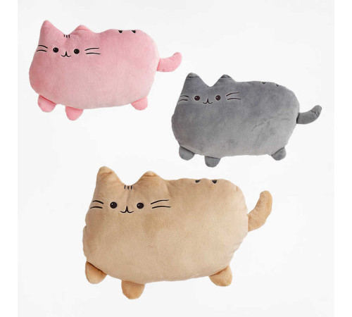 гр М’яка іграшка "Кіт-Пушин" П26842 (1) 3 кольори, довжина 25см, ВИДАЄТЬСЯ МІКС ВИДІВ