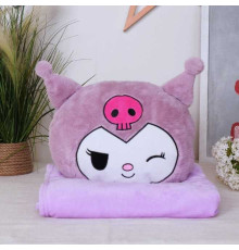 М`яка іграшка M 18284 (50) герой, текстильна, 36 см, плед