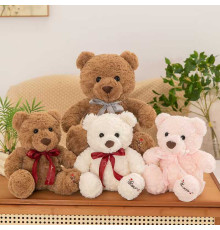 М`яка іграшка M 18535 (80) 3 кольори, “Ведмедик”, висота: 35 см, ВИДАЄТЬСЯ МІКС