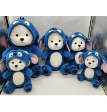 М`яка іграшка M 17943 (60) "Ведмедик" зі знімним капюшоном, висота - 35 см, костюм героя