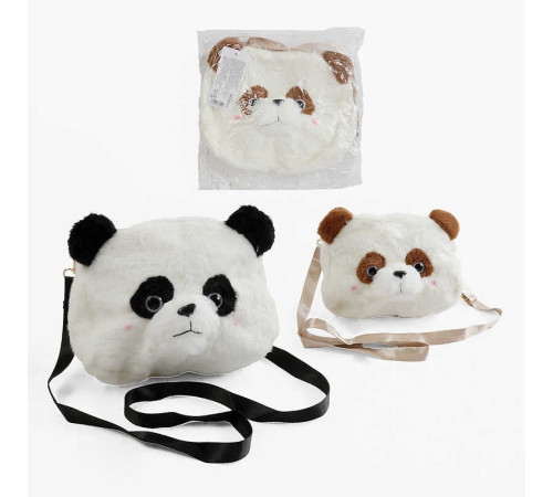 Сумочка M 18552 (300) 2 види, "Панда", регульований ремінець, 1 відділення, в пакеті