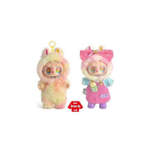 М`яка іграшка-брелок YF 004 A (120/2) герой, гумовий, висота 17 см, металеве кільце, знімний одяг, рухомі ручки та ніжки, бантик, в пакеті