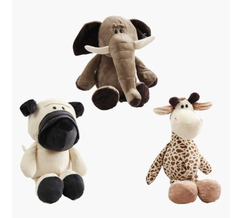 М`яка іграшка M 18778 (200) "Звірятко", сидяча, висота 23 см, ВИДАЄТЬСЯ ТІЛЬКИ МІКС ВИДІВ