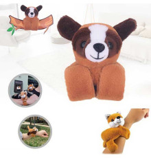 М’яка іграшка-браслет 034-4 (240) чіпляється лапками на руку