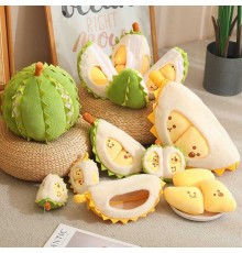 М`яка іграшка M 18622 (100) “Дуріан”, висота 20см, на липучках, 4 часточки, плоди виймаються