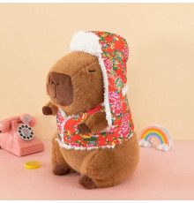 М`яка іграшка M 18194 (75) “Капібара”, висота - 35 см, шапка-вушанка