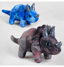 М'яка іграшка M 46718 (300) "Динозавр", 2 кольори, висота 15см, в пакеті
