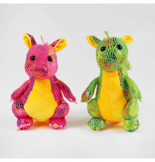 М`яка іграшка D 35672 (100) “Дракончик”, 2 кольори, висота 26 см