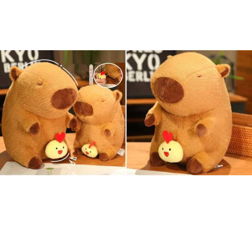 М`яка іграшка M 18196 (75) 34 см, заводний механізм, змійка на спині