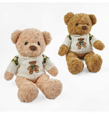 М`яка іграшка M 18117 (40) “Ведмедик”, 2 кольори, висота 52 см, синтепоновий наповнювач