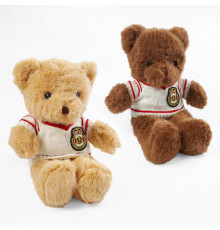 М`яка іграшка M 18576 (120) 2 види, “Ведмедик”, висота: 30 см, светр знімається