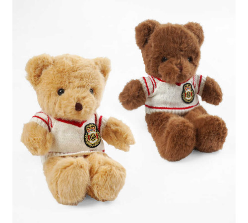 М`яка іграшка M 18576 (120) 2 види, “Ведмедик”, висота: 30 см, светр знімається