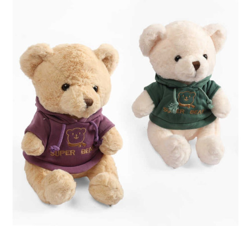 М`яка іграшка M 18510 (80) 2 кольори, “Ведмедик”, висота: 30 см, ВИДАЄТЬСЯ МІКС