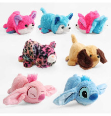 М`яка іграшка M 18459 (200) двостороння, вивернушка, довжина 25 см, ВИДАЄТЬСЯ ТІЛЬКИ МІКС ВИДІВ