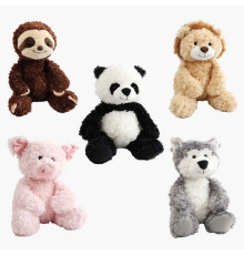 М`яка іграшка M 18470 (100) “Тваринка”, середня висота у сидячому положенні - 33 см, ВИДАЄТЬСЯ ТІЛЬКИ МІКС ВИДІВ