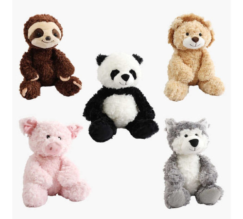 М`яка іграшка M 18470 (100) “Тваринка”, середня висота у сидячому положенні - 33 см, ВИДАЄТЬСЯ ТІЛЬКИ МІКС ВИДІВ