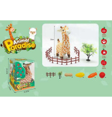 Інтерактивна іграшка RA 010-4 (48/2) "Жираф", ходить, махає хвостиком, мелодія, аксесуари, у коробці