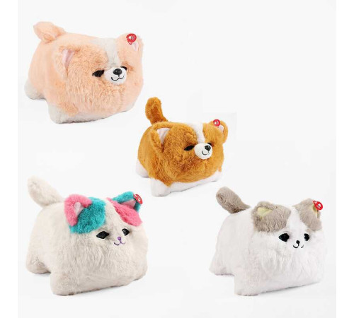 Інтерактивна тваринка M 17049 (40) звуки, кліпає очима, рухає хвостом, запис голосу, в пакеті ВИДАЄТЬСЯ МІКС ВИДІВ