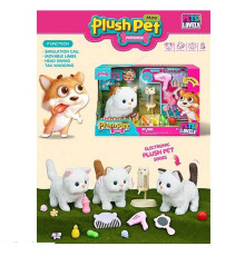 Улюбленець MC 1035 (18) "Кошеня", нявкає, ходить, виляє хвостом, поїлка, аксесуари, в коробці