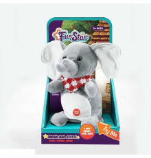 Інтерактивна іграшка T 833 (48) "Слоник", повторює голос, мелодії, в коробці