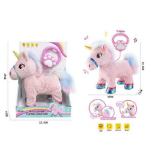 Улюбленець T 881 (24) “Єдиноріг”, на повідці, повторюшка, ходить, звуки, музика, в коробці