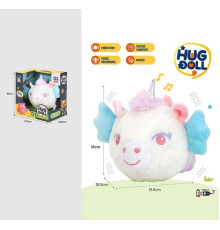 М’яка інтерактивна іграшка 988-74 (72/2) 3 режими роботи, мелодії, повторюшка, вібрує, вбудований акумулятор, Type-C, в коробці