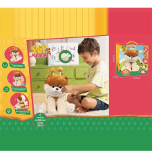 М'яка інтерактивна іграшка 933-179 E (18) “Песик”, музика, рухається, повторюшка, магнітна бджілка, на батарейках, в коробці