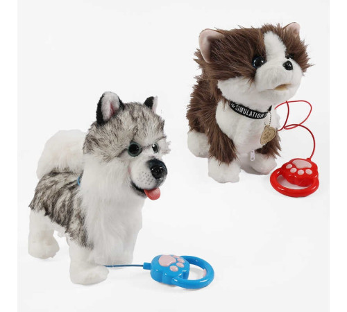 Улюбленець C 73702 (60) 2 види, "Собачка", на повідці, звук, ходить, облизує, музика, запис та відтворення голосу, сенсорний датчик, в пакеті