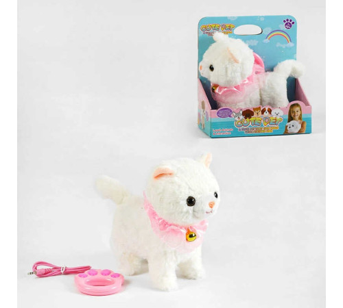 Улюбленець 933-29 E (24/2) “Кошеня”, ходить, нявкає, виляє хвостом, повідець-пульт керування, в коробці