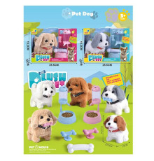 Улюбленець 810-4 (36/2) 2 види, "Собачка", пискання, ходить, поїльник, в коробці