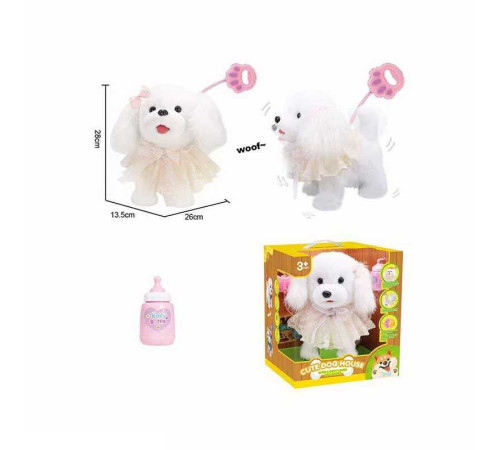 Улюбленець 933-154 E (12/2) “Песик”, ходить, облизує, пісні англ. мовою, сенсорні ділянки, запис та відтворення голосу, аксесуари, на повідці, в коробці