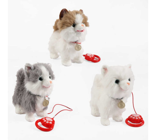 Улюбленець C 73703 (60) "Кошеня", на повідці, звук, ходить, облизує, музика, запис та відтворення голосу, сенсорний датчик, ВИДАЄТЬСЯ ТІЛЬКИ МІКС ВИДІВ