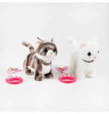 Улюбленець M 49125 (36) 2 види, "Котик", ходить, співає, реагує на дотик, співає пісні англійською, відтворює звуки, у пакеті