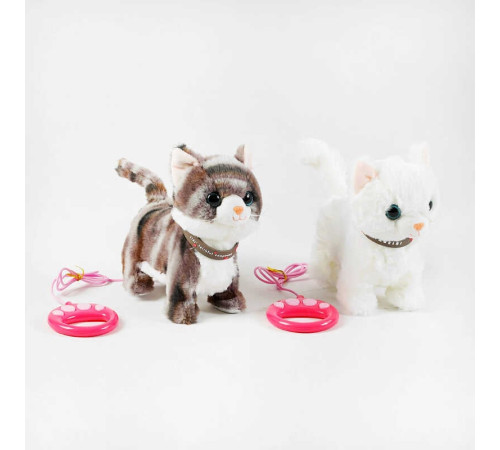 Улюбленець M 49125 (36) 2 види, "Котик", ходить, співає, реагує на дотик, співає пісні англійською, відтворює звуки, у пакеті