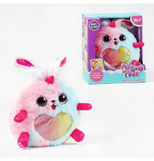 Інтерактивна іграшка 1929-1 (24) "Кролик", підсвічування, мелодії, повторюшка, м'який, в коробці