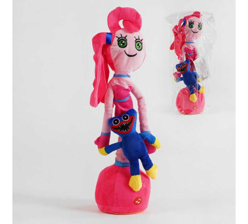 Інтерактивна іграшка С 53133 (100) "Сім`я монстрик", звук, світло, функція запису голосу, танцює, h-33 см, в пакеті