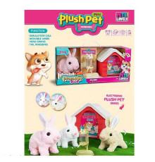 Улюбленець MC 1039 (20) "Кролик", на батарейках, ходить, видає звук, поїлка, будиночок, в коробці