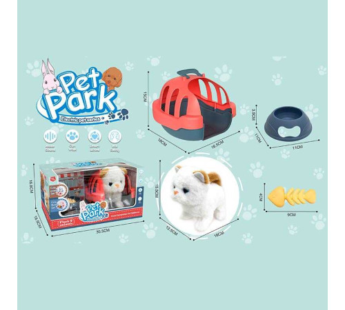 Улюбленець RA 001-15 (24/2) “Кошеня”, ходить, звуки, переноска, аксесуари, на батарейках, в коробці