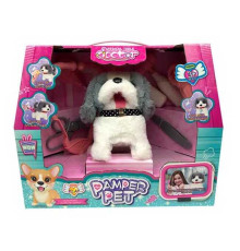 Улюбленець 939-16 (24/2) песик на батарейках, текстиль, гавкає, ходить, рухає головою та хвостиком, пискавка, аксесуари, в коробці