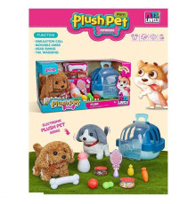 Улюбленець MC 1064 (16) песик, гавкає, пищить (пискавка), ходить, рухає хвостом, переноска, аксесуари, в наборі