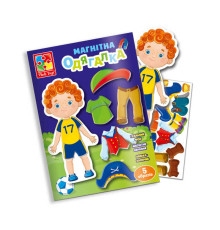 гр Магнітна гра "Хлопчик" у папці (укр) VT 3204-29 (60) "Vladi Toys"