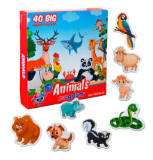 гр Набір магнітів "Animals" ML4031-16 (24) "Magdum", 40 магнітів, в коробці