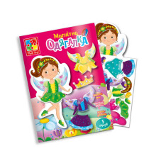 гр Магнітна одягалка "Фея" (укр) VT3204-28 (60) "Vladi Toys", у папці
