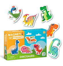 гр Набір магнітів "Динозаврики" 200257 (60) "DoDo", 15 магнітів, в коробці