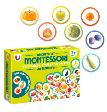 гр Магнітний набір Монтесорі «Овочі, фрукти і ягоди» 200272 (32) "Dodo", 36 елементів, в коробці