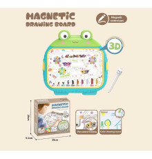 Магнітна гра 666-8 A (60) “Жабка”, магнітний стилус, сортер, кульки, перешкоди для кульок, в коробці