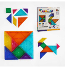 Танграм 3090 (60) 7 елементів, магнітні, 80 варіацій, каталог, в коробці