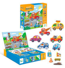 гр Магнітна гра "Дорожні пригоди" 200244 (10) "DoDo" 36 магнітів, 1 дошка, в коробці