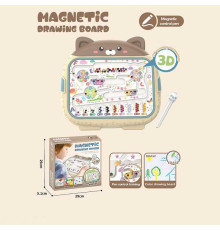 Магнітна гра 666-8 B (72) “Песик”, магнітний стилус, сортер, кульки, перешкоди для кульок, в коробці