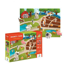 гр Розвиваюча гра "Магнітна ферма" 200206 (8) 44 елементи та планшетка "Dodo"